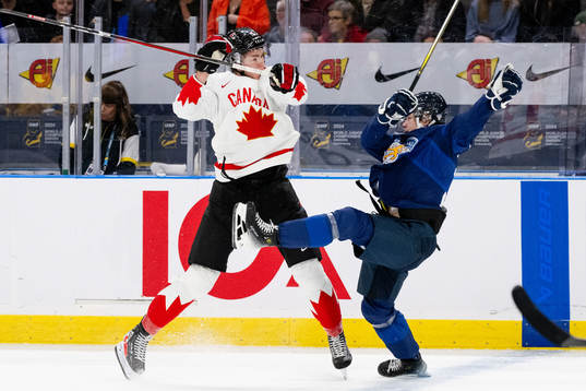 Maveric Lamoureux of Canada and Jere Lassila of Finland