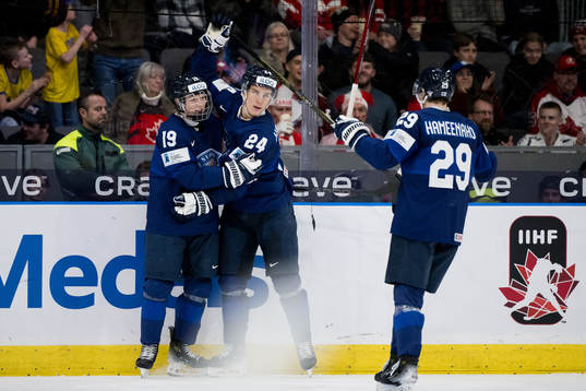 Konsta Helenius and Aleksanteri Kaskimaki of Finland