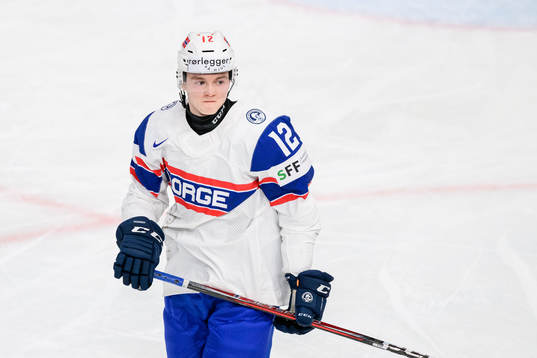 Noah Steen of Norway looks dejected