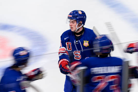 Gavin Brindley of USA celebrates