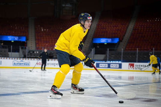 Tom Willander of Sweden at a practice session