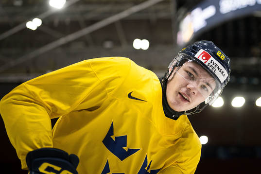 Anton Wahlberg of Sweden at a practice session