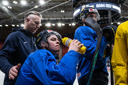 Oskar Pettersson of Sweden at a practice session