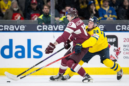 Emils Veckaktins of Latvia and Tom Willander of Sweden