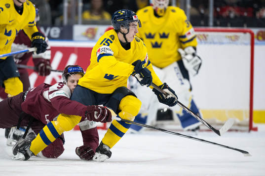 Eriks Mateiko of Latvia and David Edstrom of Sweden