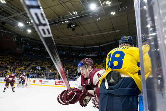 Niks Fenenko of Latvia and Filip Bystedt of Sweden