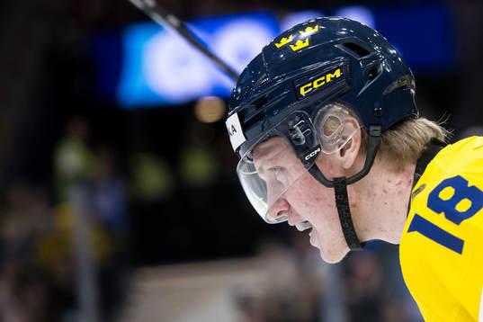 Filip Bystedt of Sweden celebrates the 2-0 goal