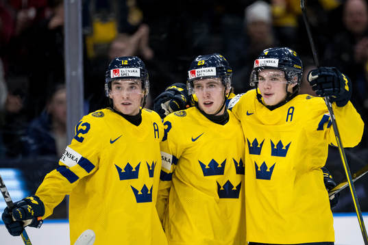 Noah Östlund, Liam Öhgren, and Elias Salomonsson of