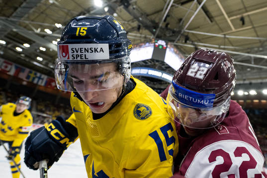 David Edstrom of Sweden and Sandis Vilmanis of Latvia