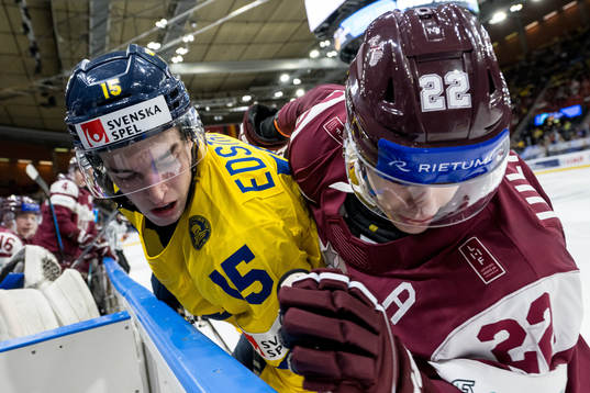 David Edstrom of Sweden and Sandis Vilmanis of Latvia