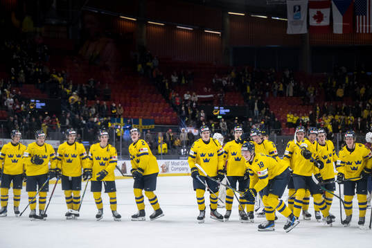 Filip Bystedt of Sweden celebrates