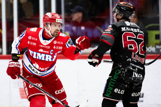 Timrås Anton Lander och Örebros Robert Leino