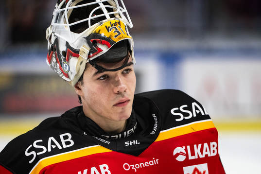 Luleås målvakt Matteus Ward