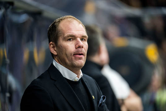 Färjestads tränare Thomas Mitell