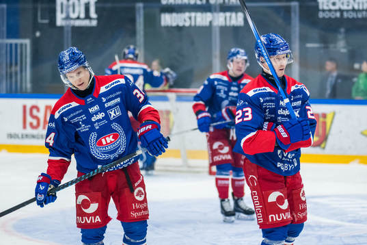Oskarshamns Olli Palola och Gustaf Westlund deppar