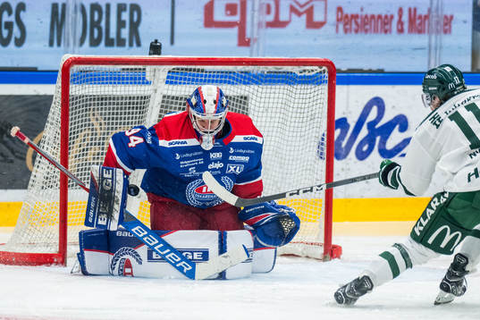 Färjestads Joakim Nygård gör 1-3 bakom Oskarshamns
