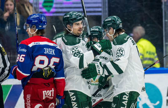 Färjestads Joakim Nygård jublar