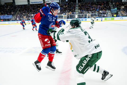 Oskarshamns Jonas Engström och Färjestads Magnus Nygren