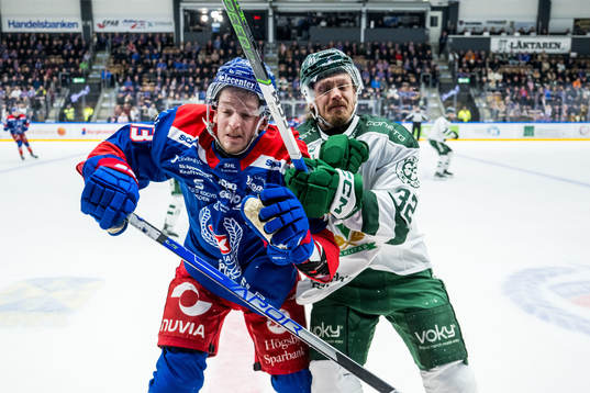 Oskarshamns Rasmus Bengtsson och Färjestads Magnus Nygren
