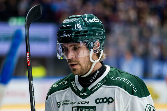 Färjestads August Tornberg deppar