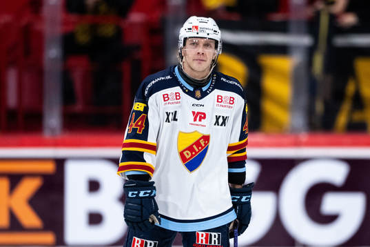 Djurgårdens Olle Liss deppar