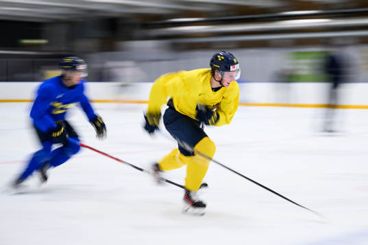 Otto Stenberg of Sweden at a practice session