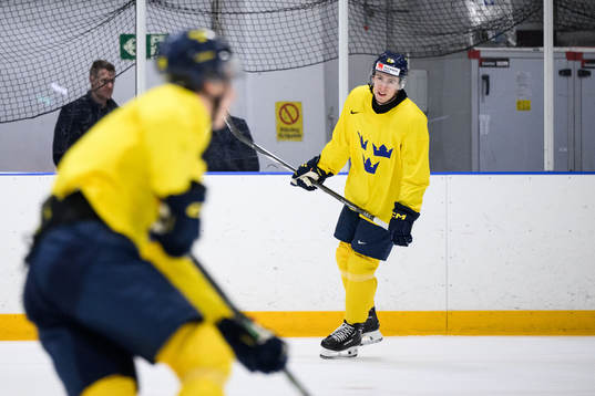Jonathan Lekkerimäki of Sweden at a practice session