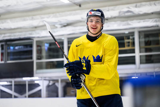 Anton Wahlberg of Sweden at a practice session