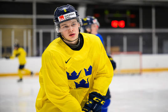 Mattias Hävelid of Sweden at a practice session