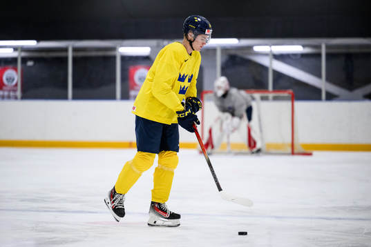 Tom Willander of Sweden at a practice session