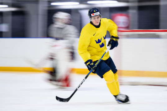 Mattias Hävelid of Sweden at a practice session