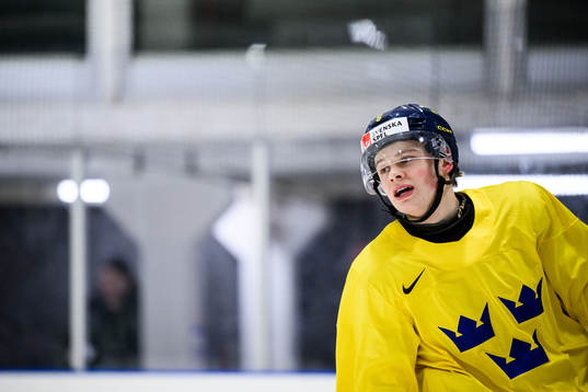 Mattias Hävelid of Sweden at a practice session