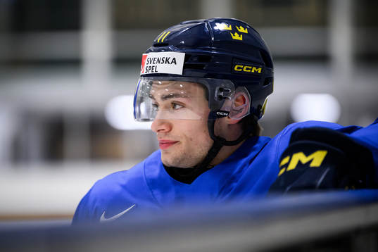 Isac Born of Sweden at a practice session