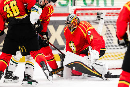 Brynäs målvakt Damian Clara