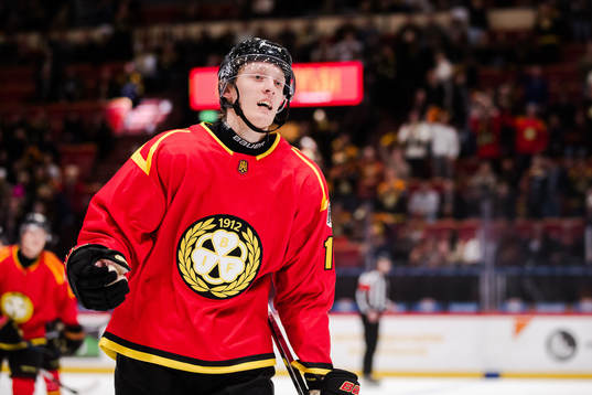 Brynäs Oliver Tärnström jublar