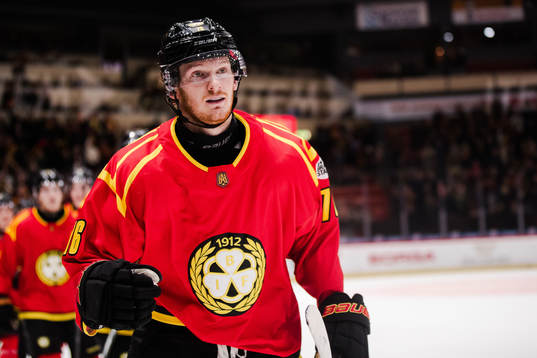 Brynäs Oskar Kvist jublar