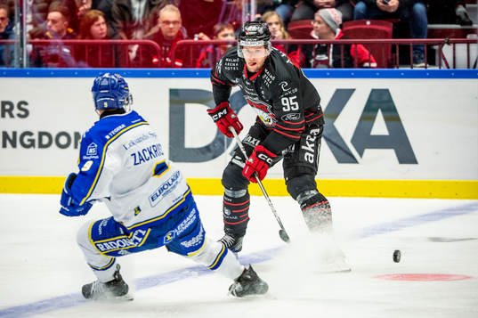 Malmö Redhawks Carl Persson mot Leksands Patrik Zackrisson