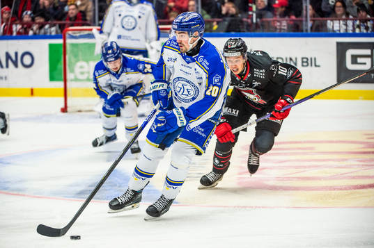 Leksands Erik Olhans-Lind mot Malmö Redhawks William Von