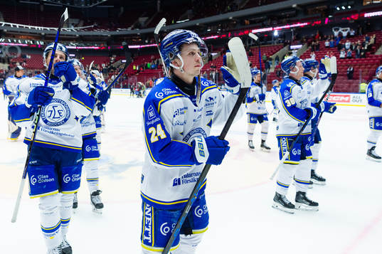 Leksands Arvid Eljas jublar