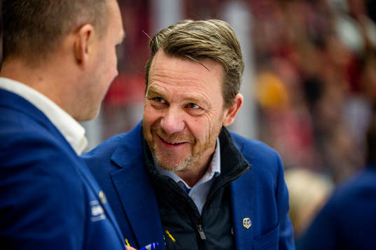 Leksands tränare Charles Berglund
