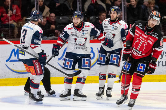 Linköpings Jesper Pettersson jublar