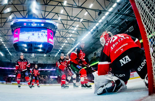 Örebros Robert Leino, Rasmus Rissanen och målvakt Jonas