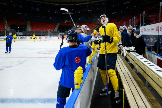 Anton Johansson of Sweden at a practice session