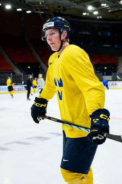 Otto Stenberg of Sweden at a practice session