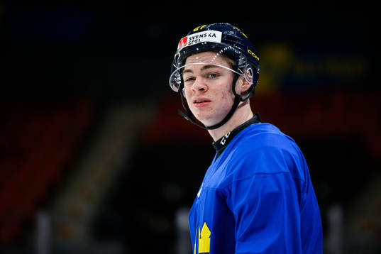 Oskar Pettersson of Sweden at a practice session