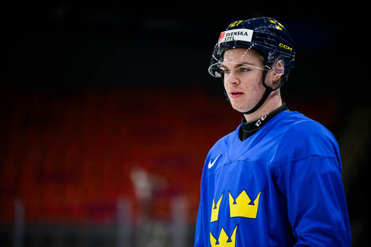 Oskar Pettersson of Sweden at a practice session
