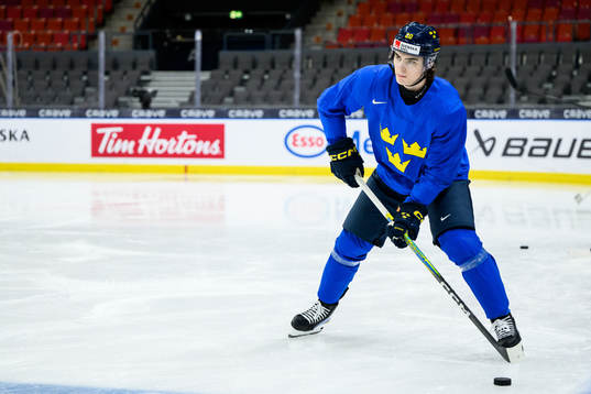 Liam Öhgren of Sweden at a practice session