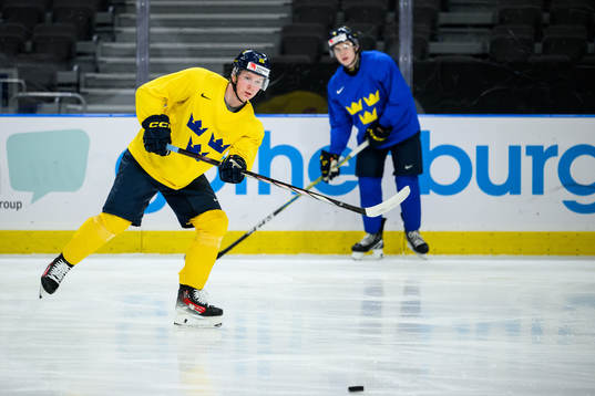 Otto Stenberg of Sweden at a practice session