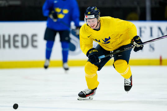 Otto Stenberg of Sweden at a practice session