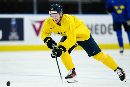 Otto Stenberg of Sweden at a practice session